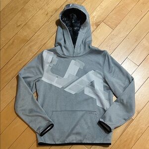 2/$30 Under Armour Casual Gray Hooded Sweatshirt